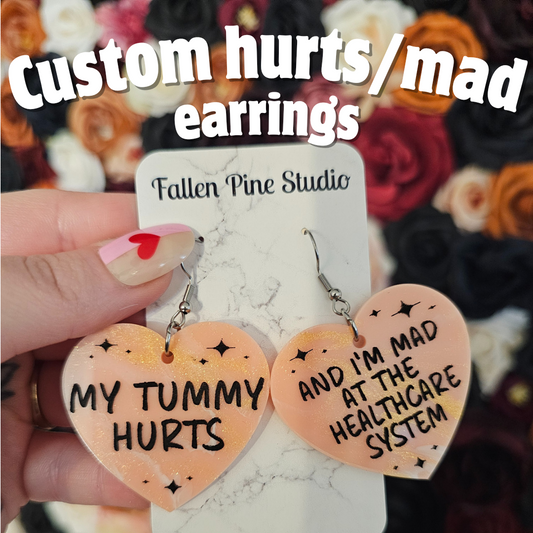 CUSTOM Hurts/Mad Hearts (read description)!