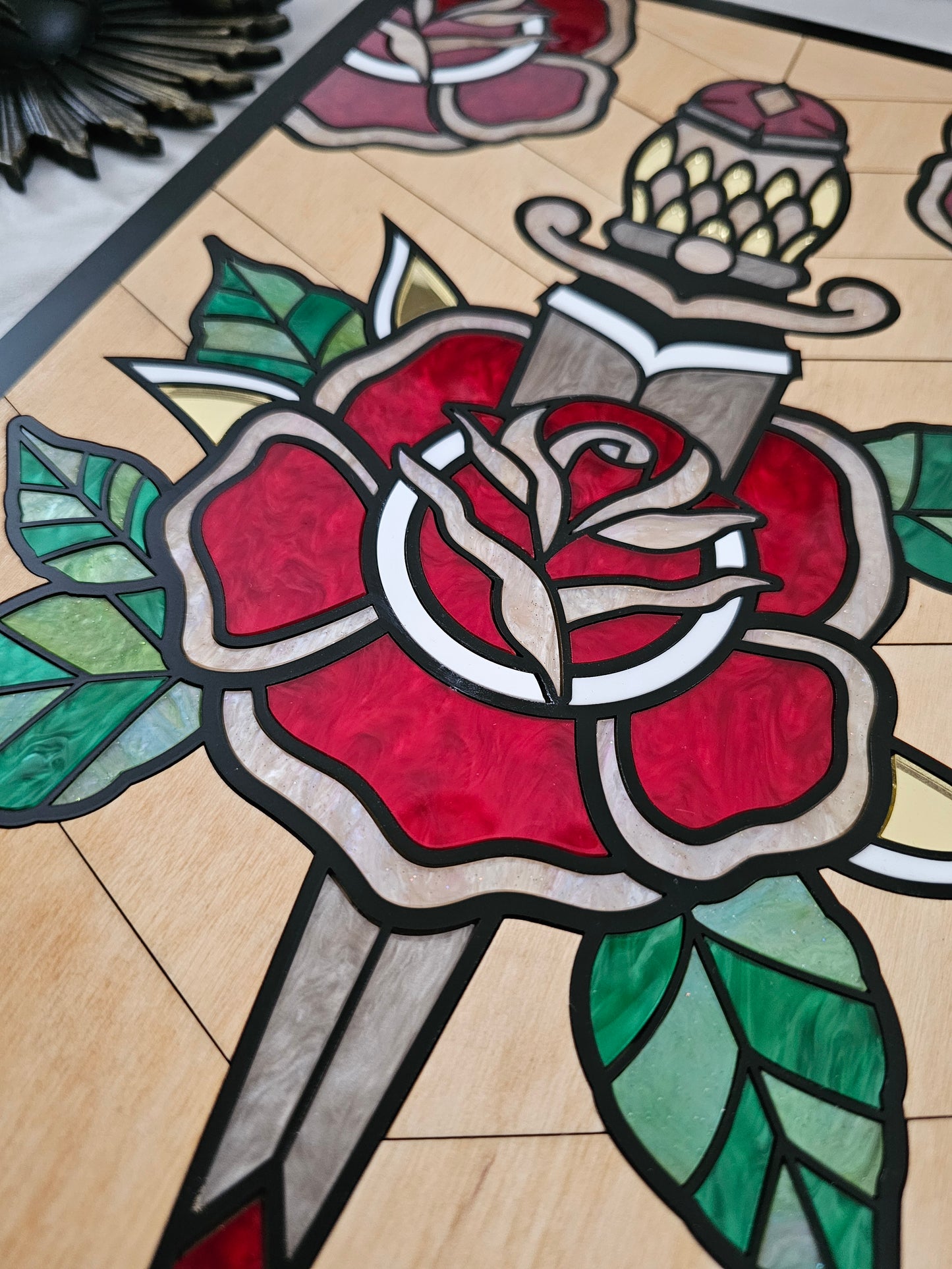 Rose & Dagger Mosaic