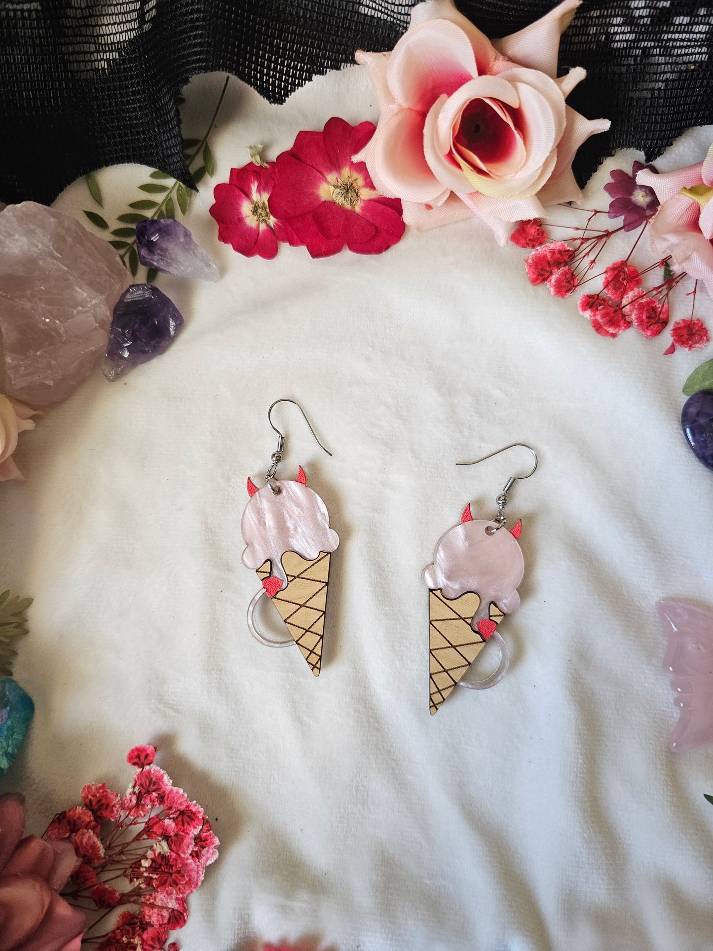 Strawberry Devil Ice Cream