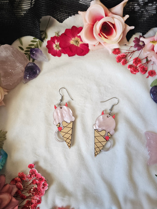 Strawberry Devil Ice Cream