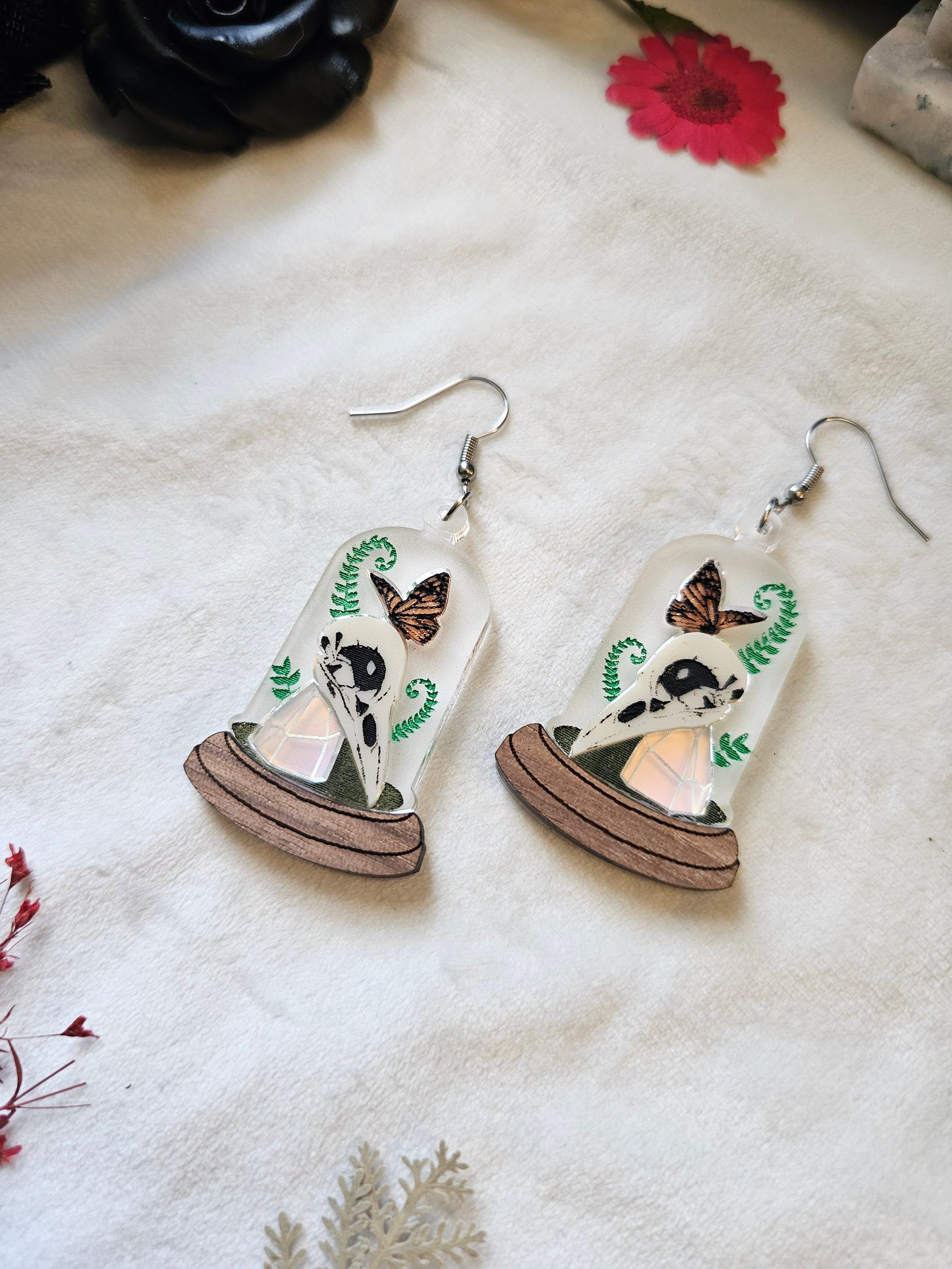 Bird Skull Curiosities Jars