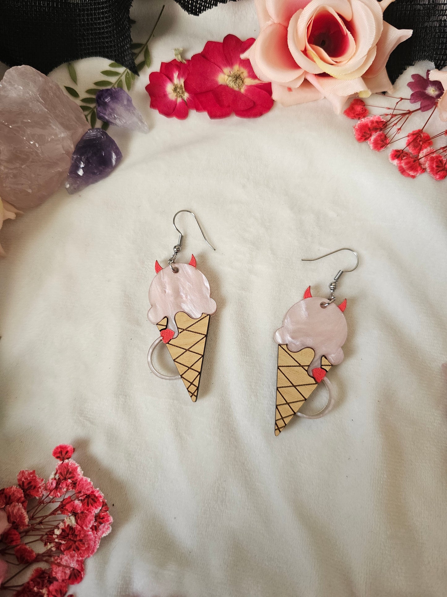 Strawberry Devil Ice Cream