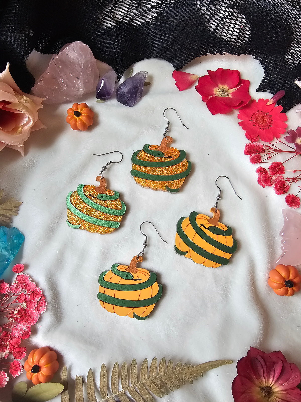 Snake Wrapped Pumpkin