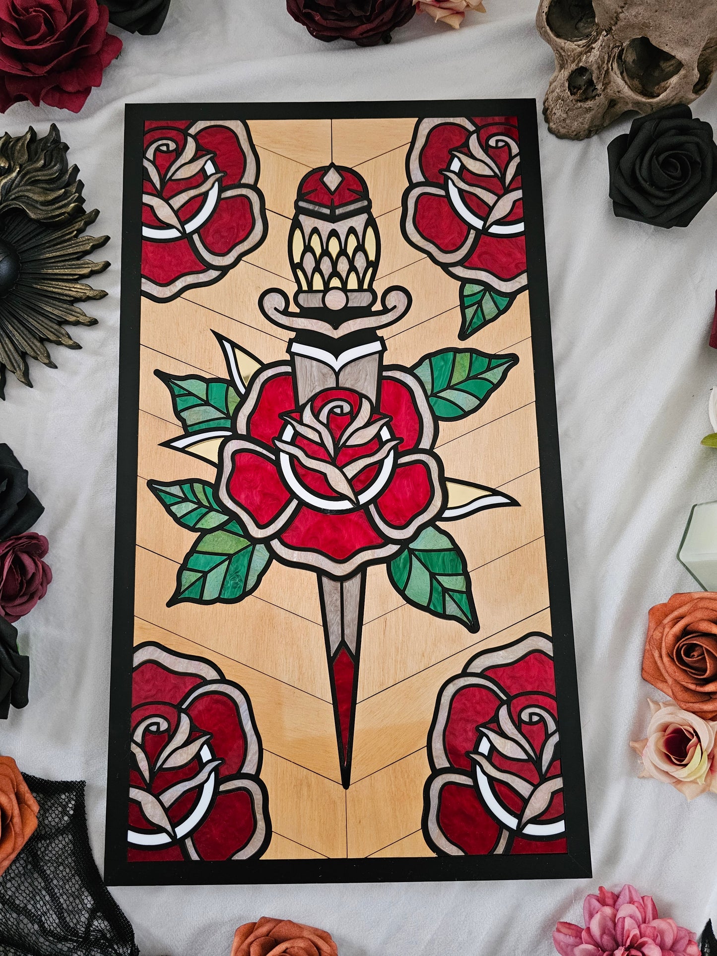Rose & Dagger Mosaic