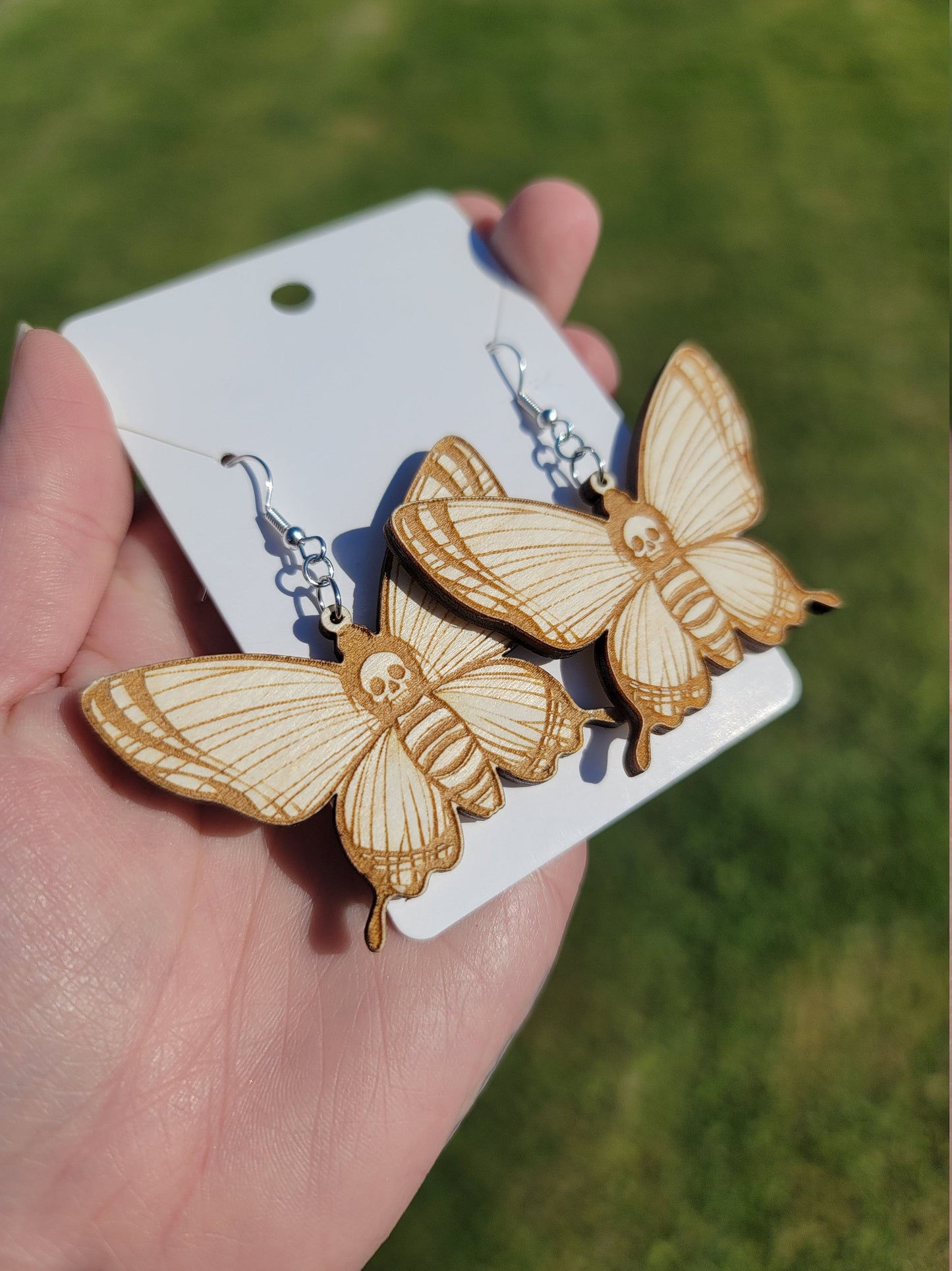 Wooden Engraved Deathmoths