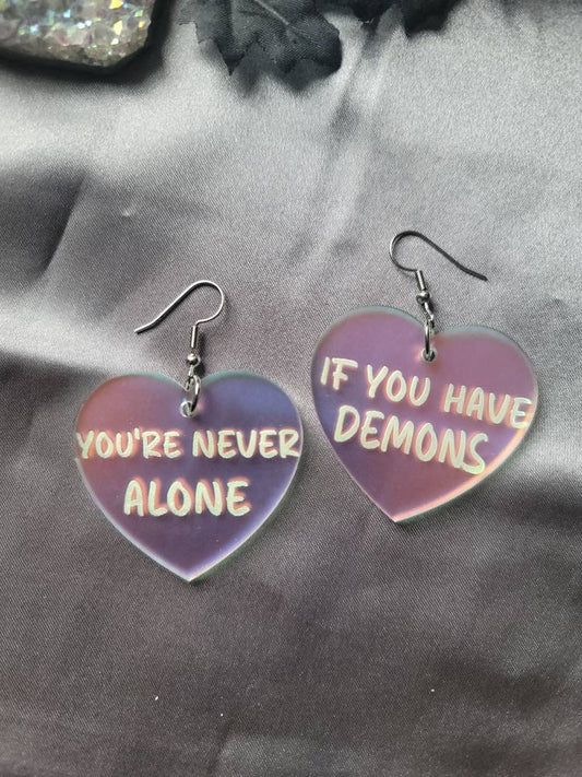 Never Alone with Demons Hearts